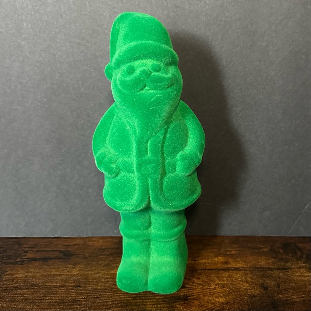 Flocked Santa